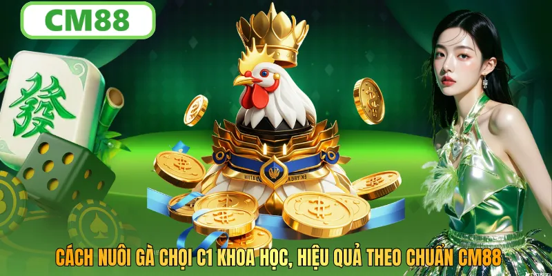 Cách Nuôi Gà Chọi C1 Hiệu Quả, Khoa Học Theo Chuẩn CM88